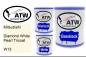 Preview: Mitsubishi, Diamond White Pearl Tricoat, W13: 1L Lackdose + 1L Klarlack + 500ml Härter - Set, von ATW Autoteile West.